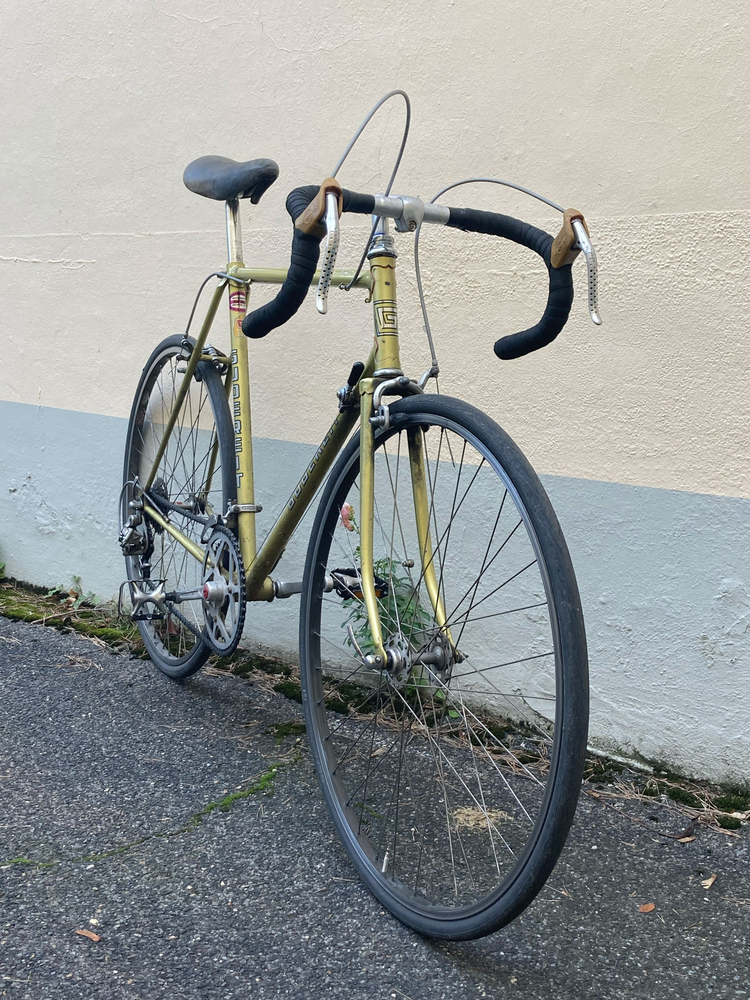 Goldenes Vintage Gudereit Rennrad